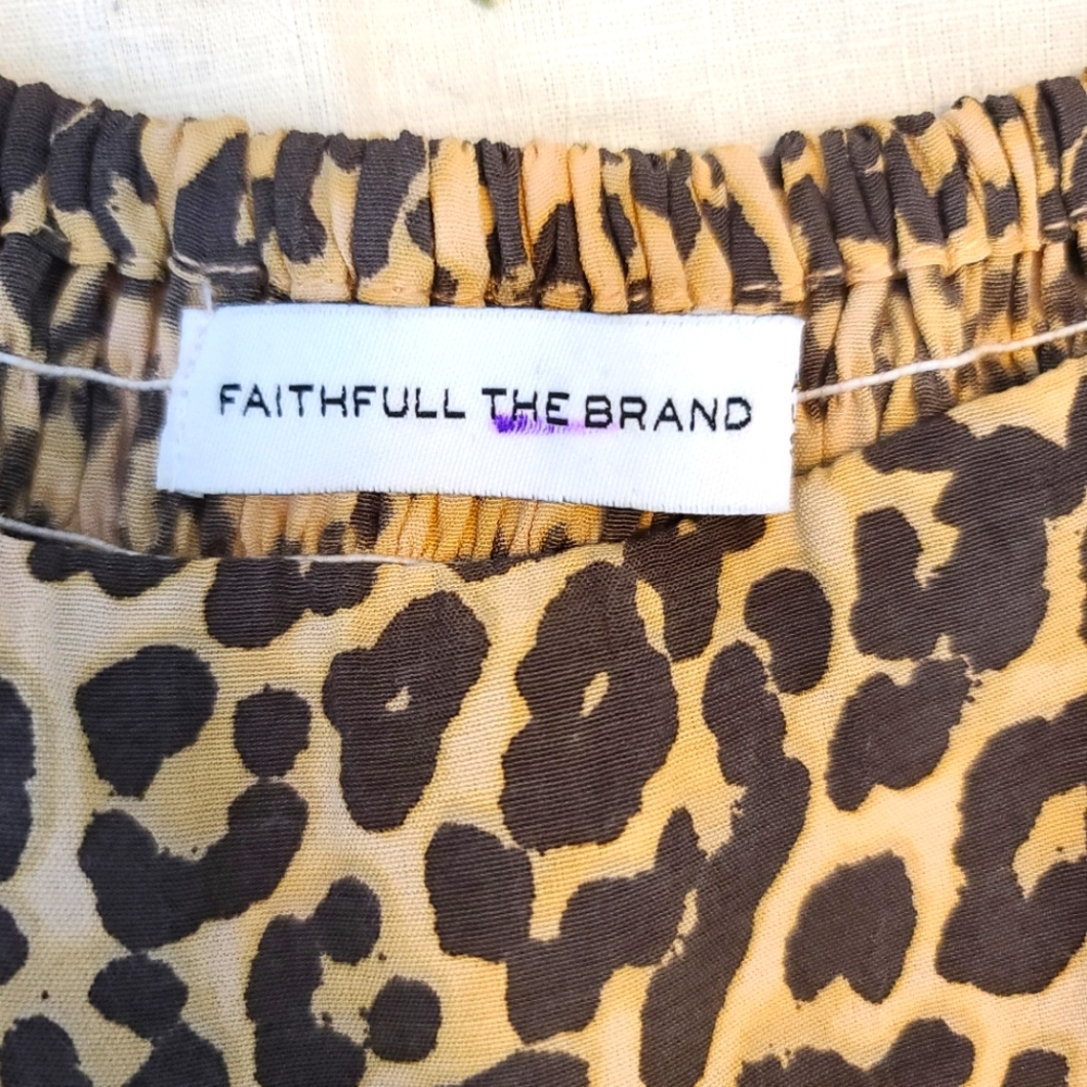 FAITHFULL THE BRAND Elsa Leopard Animal Print Jumpsuit - Picture 7 of 14